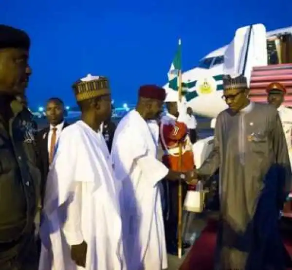 Photos: President Buhari Returns From Malta And Paris